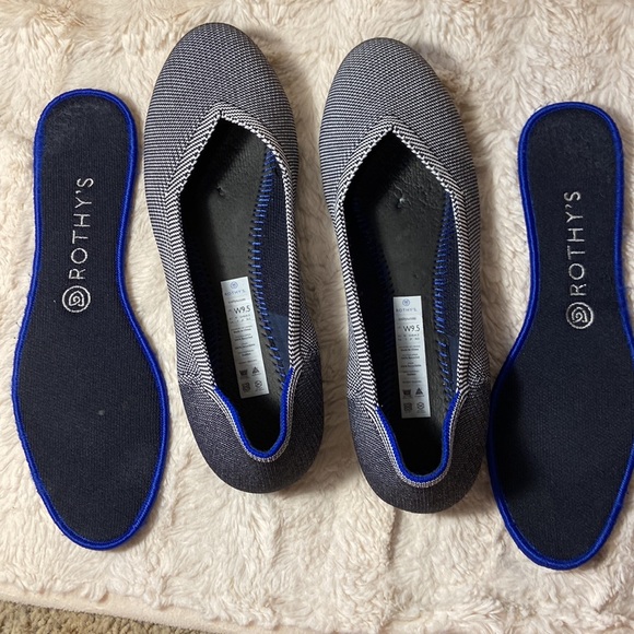 Like new Rothy’s cloud grey Birdseye round toe shoes - Picture 12 of 14